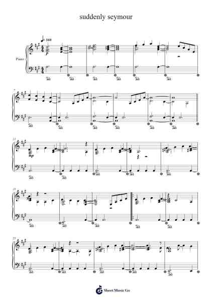 suddenly seymour Sheet Music by Misc Soundtrack-Arr.Mccan