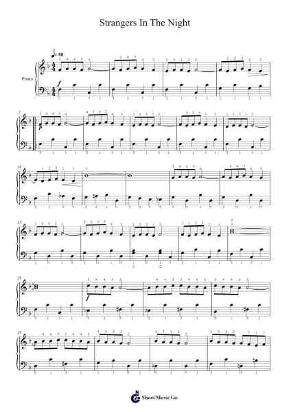 Strangers In The Night Sheet Music by undefined-Arr.Greydre Keithburne
