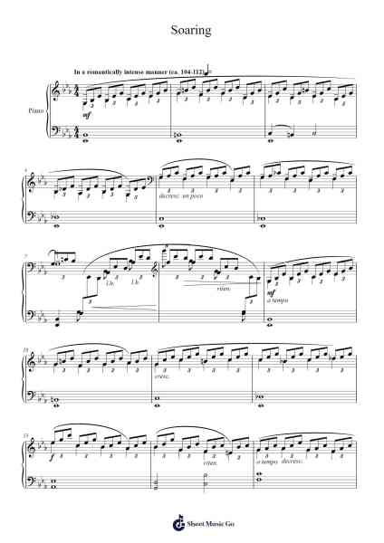 Soaring Sheet Music by William Gillock-Arr.Ranphia Boydle