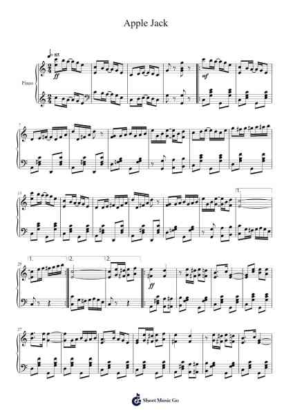 Apple Jack Sheet Music by Charles L. Johnson-Arr.Odefred