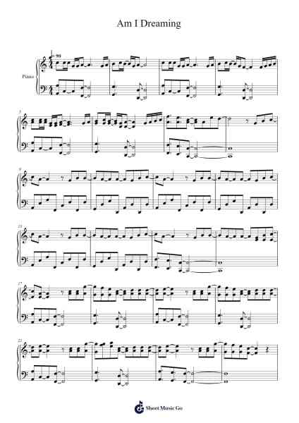 Am I Dreaming Sheet Music by Metro Boomin/A$AP Rocky-Arr.Charfra Tesscer