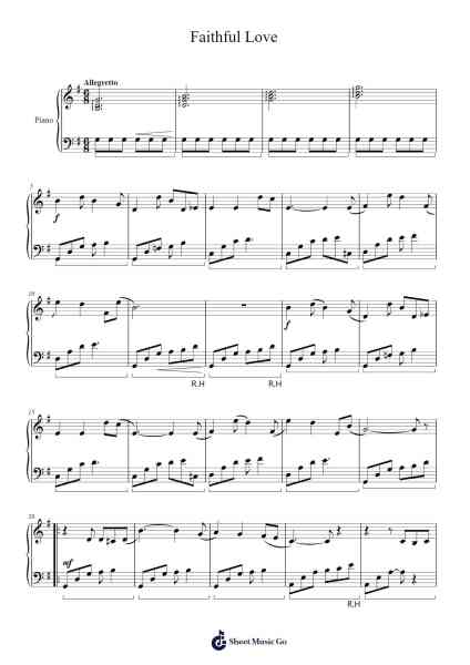 Faithful Love Sheet Music by Cesar Manalili-Arr.Saxbraith
