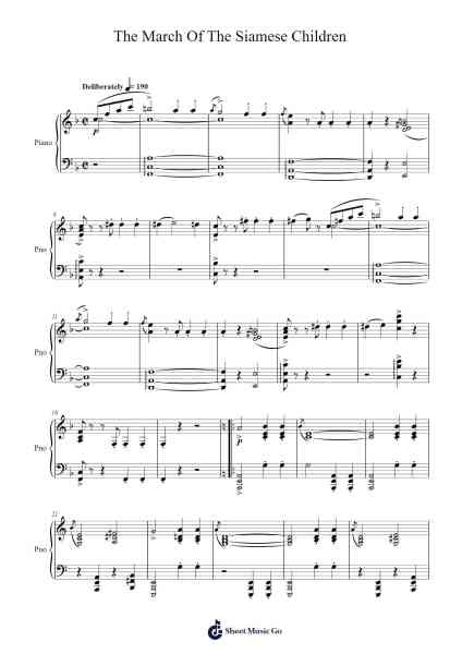 The March Of The Siamese Children Sheet Music by Richard Rodgers-Arr.Ciscer Georyale