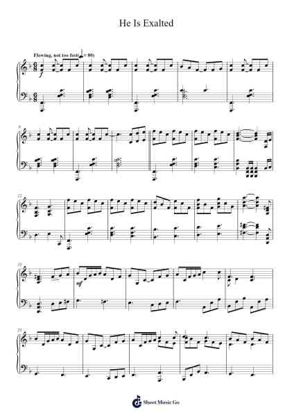 He Is Exalted Sheet Music by Twila Paris-Arr.Jaboyle Erve