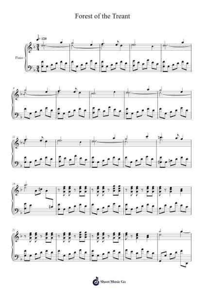 Forest of the Treant - Tales of Symphonia Sheet Music by Motoi Sakuraba/Shinji Tamura/Takeshi Arai-Arr.Dwightloc Larjob