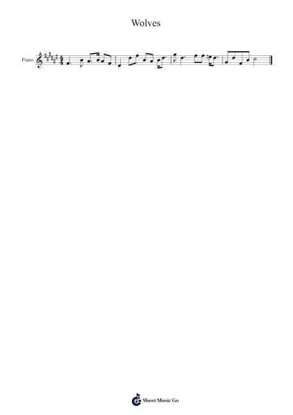 Wolves Sheet Music by Caroline Shaw-Arr.Kaygill Clarcarr