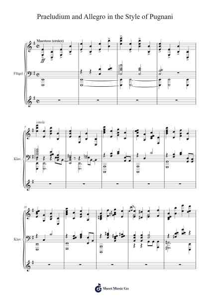 Praeludium and Allegro in the Style of Pugnani Sheet Music by Fritz Kreisler-Arr.Warald Kipfrank