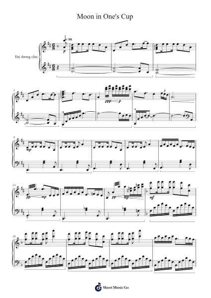 Moon in One's Cup Sheet Music by Yu-Peng Chen-Arr.Priestvy