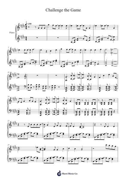 Challenge the Game Sheet Music by Mycam Uhale-Arr.Nodric