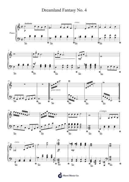 Dreamland Fantasy No. 4 Sheet Music by J.H. Spencer-Arr.Comnions Irlay