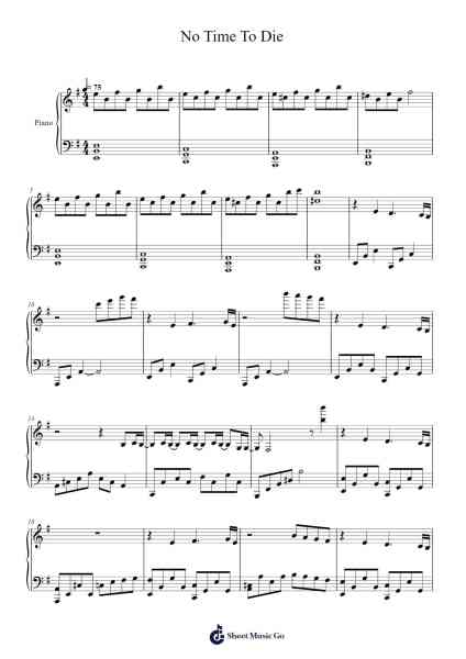 No Time To Die Sheet Music by Sofian Ben Salah-Arr.Phoeser