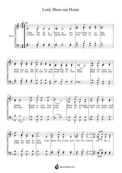 Lord, Bless our Home Sheet Music by Ron Hamilton-Arr.Lamjane