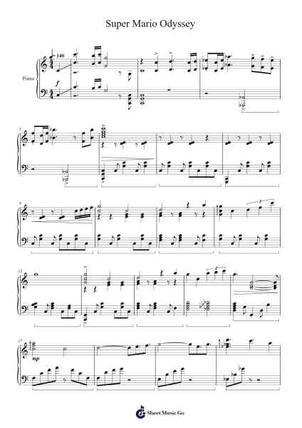Super Mario Odyssey Sheet Music by undefined-Arr.Osham Noelchi