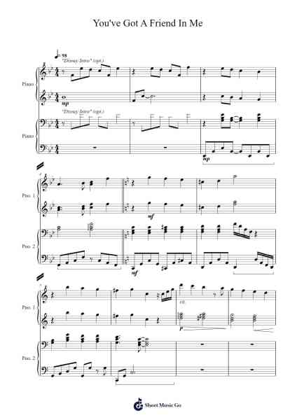 You've Got A Friend In Me Sheet Music by Randy Newman-Arr.Guntrine