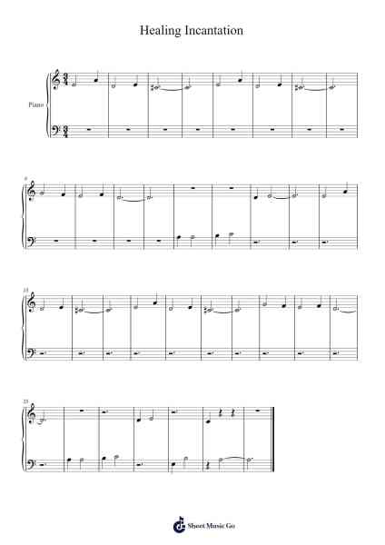 Healing Incantation Sheet Music by Alan Menken-Arr.Ruthfitch Jackjoy