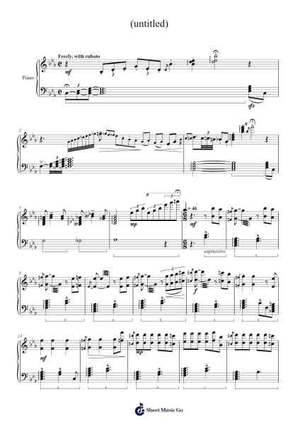 (untitled) Sheet Music by mistfulplays-Arr.Norgiles