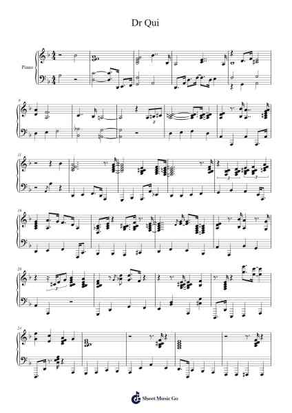 Dr Qui Sheet Music by Bill Bailey-Arr.Lytckey Comnel