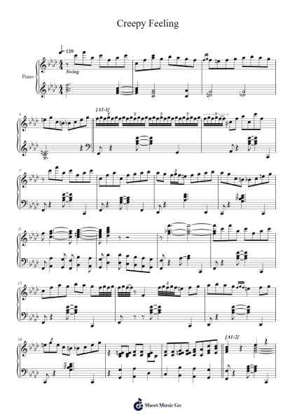 Creepy Feeling Sheet Music by Jelly Roll Morton-Arr.Sodwight