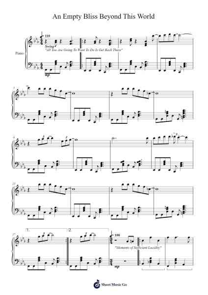 An Empty Bliss Beyond This World Sheet Music by James Leylan Kirby-Arr.Boycehe
