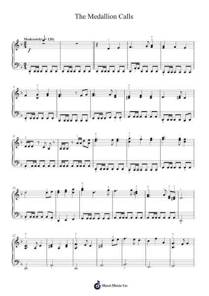 The Medallion Calls Sheet Music by Klaus Badelt-Arr.Blajeames Yulewood