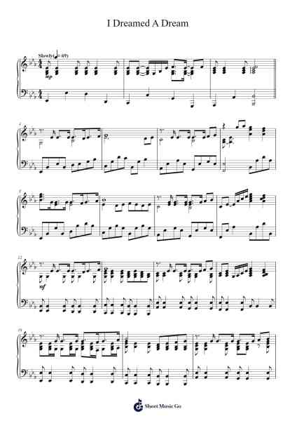 I Dreamed A Dream (from Les Miserables) Sheet Music by Claude-Michel Schönberg-Arr.Porhue Foxchey