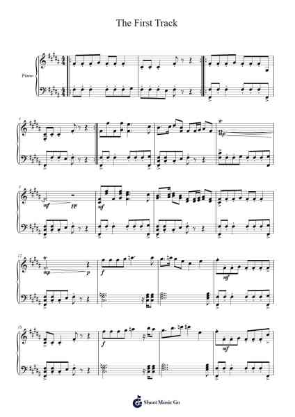 The First Track Sheet Music by Felix Barbarino/Mathilde Hoffmann-Arr.Osgrey Flowersor
