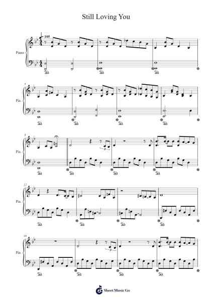 Still Loving You Sheet Music by Scorpions-Arr.Eveken Dougloyd