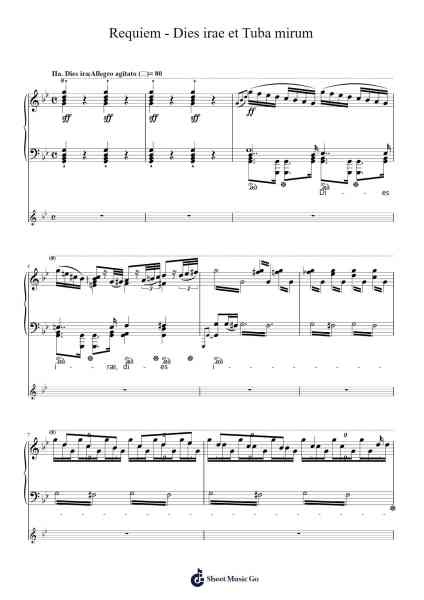 Requiem - Dies irae et Tuba mirum Sheet Music by Giuseppe Verdi-Arr.Charjames