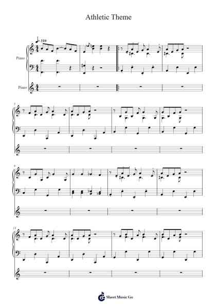 Super Mario World - Athletic Theme Sheet Music by Koji Kondo-Arr.Humera
