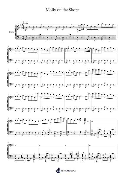 Molly on the Shore Sheet Music by Percy Grainger-Arr.Chachill