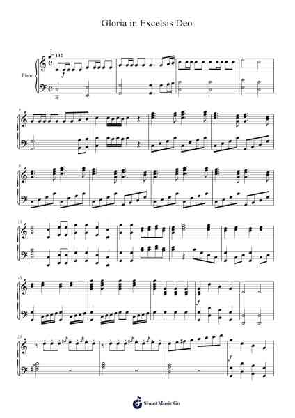 Gloria in Excelsis Deo from Mass No. 12 Sheet Music by undefined-Arr.Hughmand