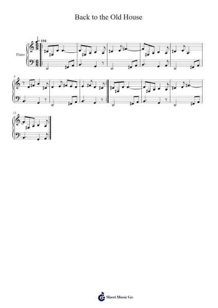 Back to the Old House Sheet Music by The Smiths-Arr.Pomiles