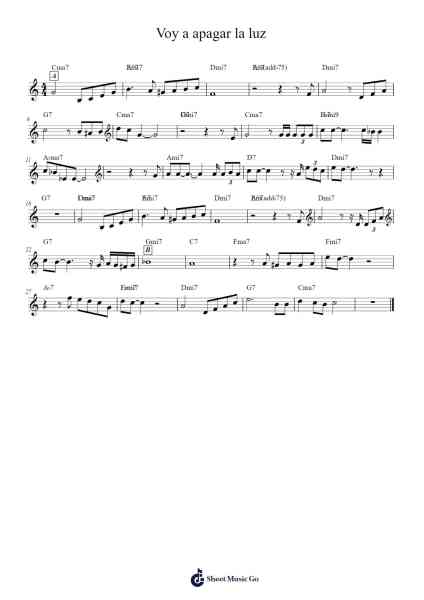 Voy a apagar la luz Sheet Music by Armando Manzanero-Arr.Asdict