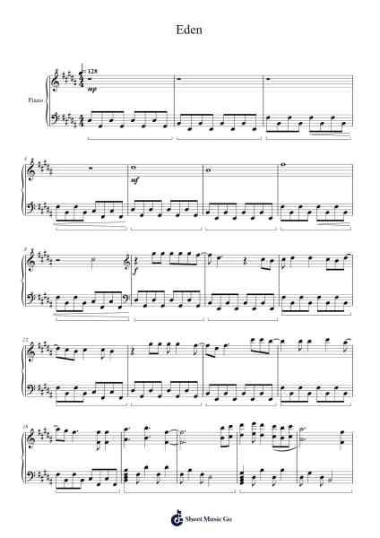 Eden Sheet Music by Eden (あんスタ)-Arr.Mila
