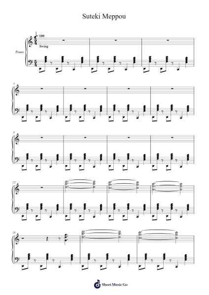 Suteki Meppou Sheet Music by Satoru Kosaki-Arr.Cofpert Dilgrant