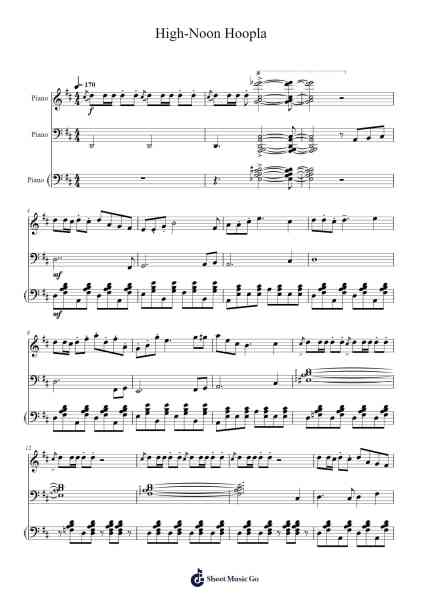 High-Noon Hoopla Sheet Music by Kristofer Maddigan-Arr.Marmo
