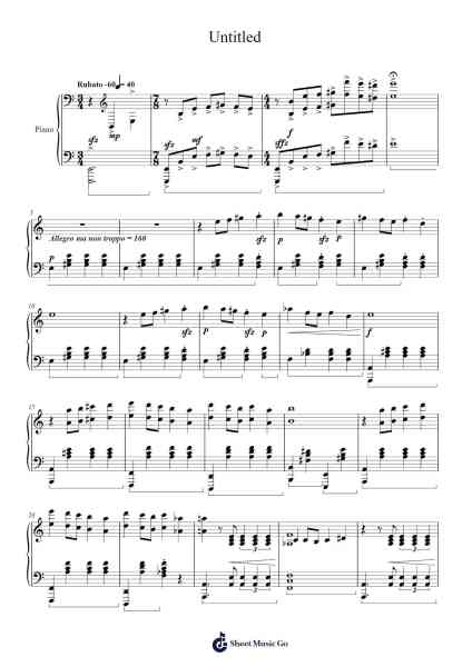 Untitled Sheet Music by -Arr.Gekeith Fordkiel