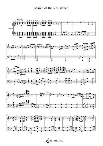 March of the Resistance Sheet Music by John Williams-Arr.Crylip
