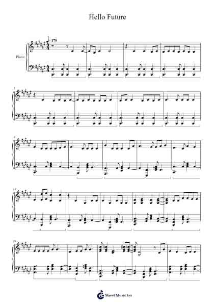 Hello Future Sheet Music by 키키-Arr.Losopp Webslin