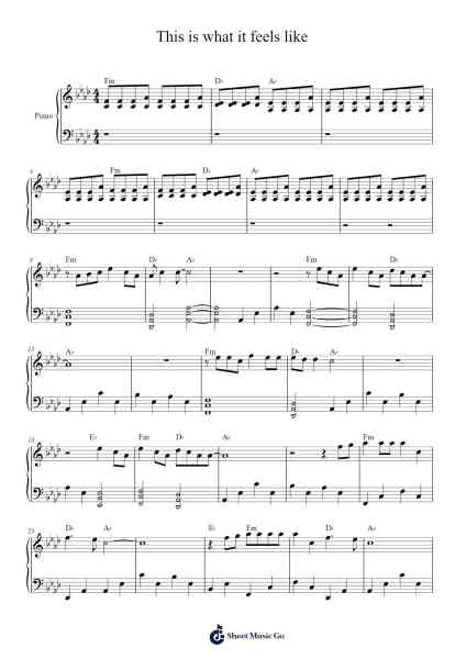 This is what it feels like Sheet Music by Armin van Buuren-Arr.Debhum Browntor