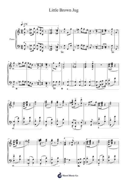 Little Brown Jug Sheet Music by Joseph Winner-Arr.Mickmin