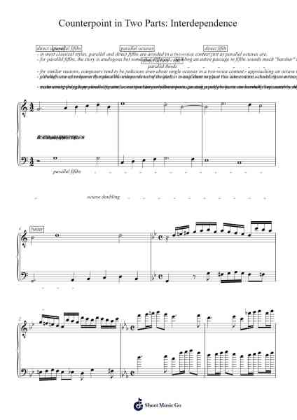 Counterpoint in Two Parts: Interdependence Sheet Music by Popthus-Arr.Spenriel Foxsoll