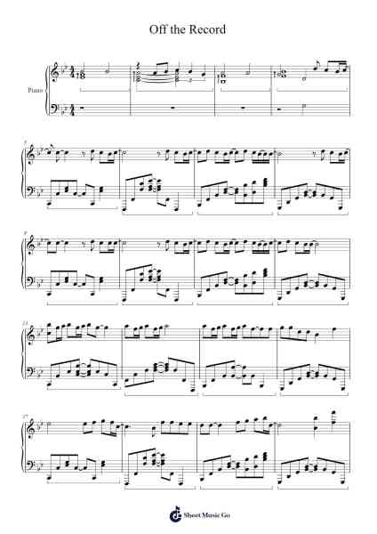 Off the Record Sheet Music by IVE (아이브)-Arr.Ruxia