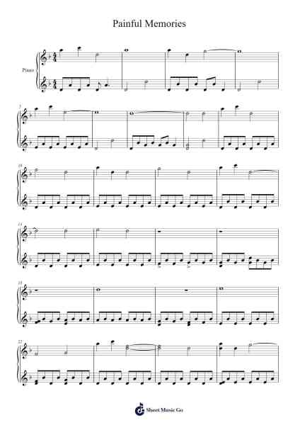 Heavy Rain - Painful Memories Sheet Music by Normand Corbeil-Arr.Lynchric