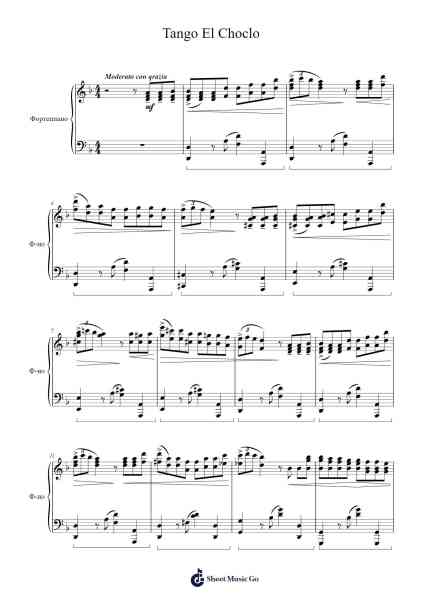 El Choclo Sheet Music by Ángel Gregorio Villoldo-Arr.Swinria