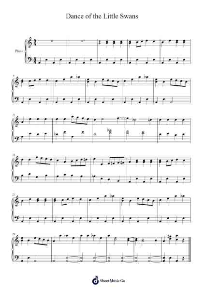 Swan Lake, Op. 20: Act II, No. 13 Dance of the Little Swans Sheet Music by Pyotr Ilyich Tchaikovsky-Arr.Larple