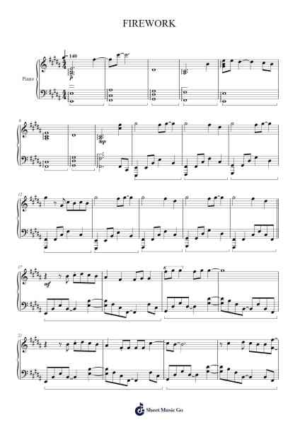 FIREWORK Sheet Music by &TEAM-Arr.Cropenn Brighted