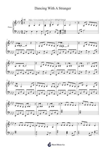 Dancing With A Stranger Sheet Music by undefined-Arr.Holmesmax