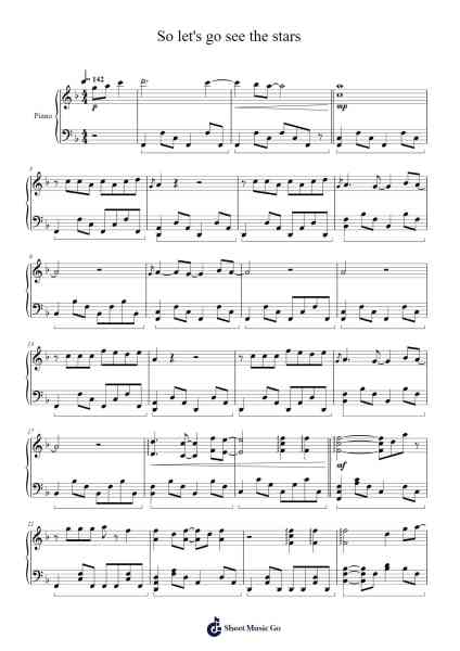 So let's go see the stars Sheet Music by BOYNEXTDOOR-Arr.Zoeliot Maugpe