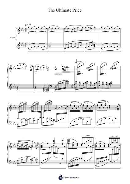The Ultimate Price Sheet Music by Evan Call-Arr.Penstowe Beardwells